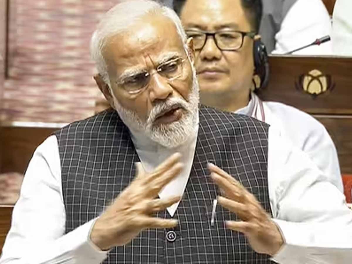 PM Modi: 80000 के पार गया सेंसेक्‍स तो खुशी रोक नहीं पाए पीएम मोदी, संसद में कुछ यूं क‍िया इजहार