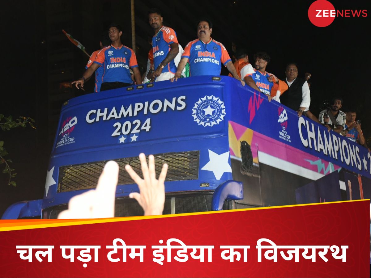 Team India Arrived Mumbai For Victory Parade Marine Drive Wankhede ...