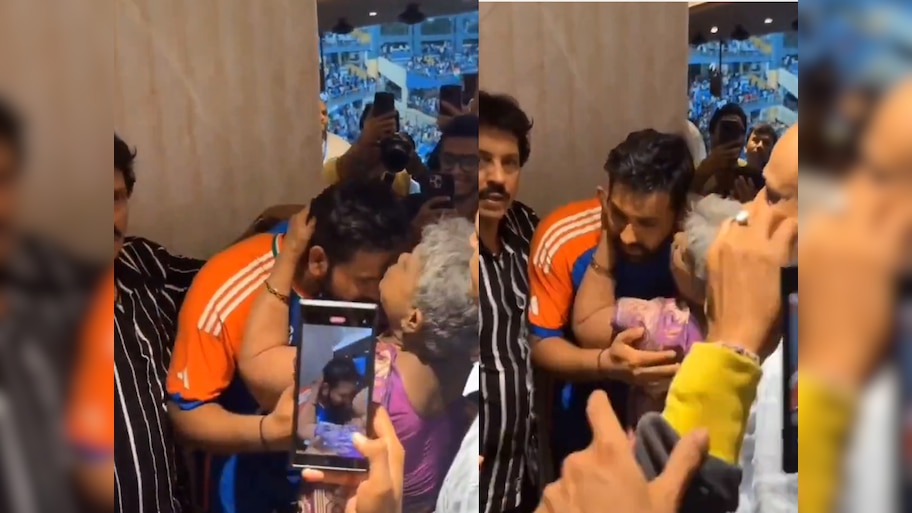 Rohit Sharma Mother Emotional: रोहित शर्मा को देख भावुक हुईं मां, कुछ ऐसे छलकाई ममता