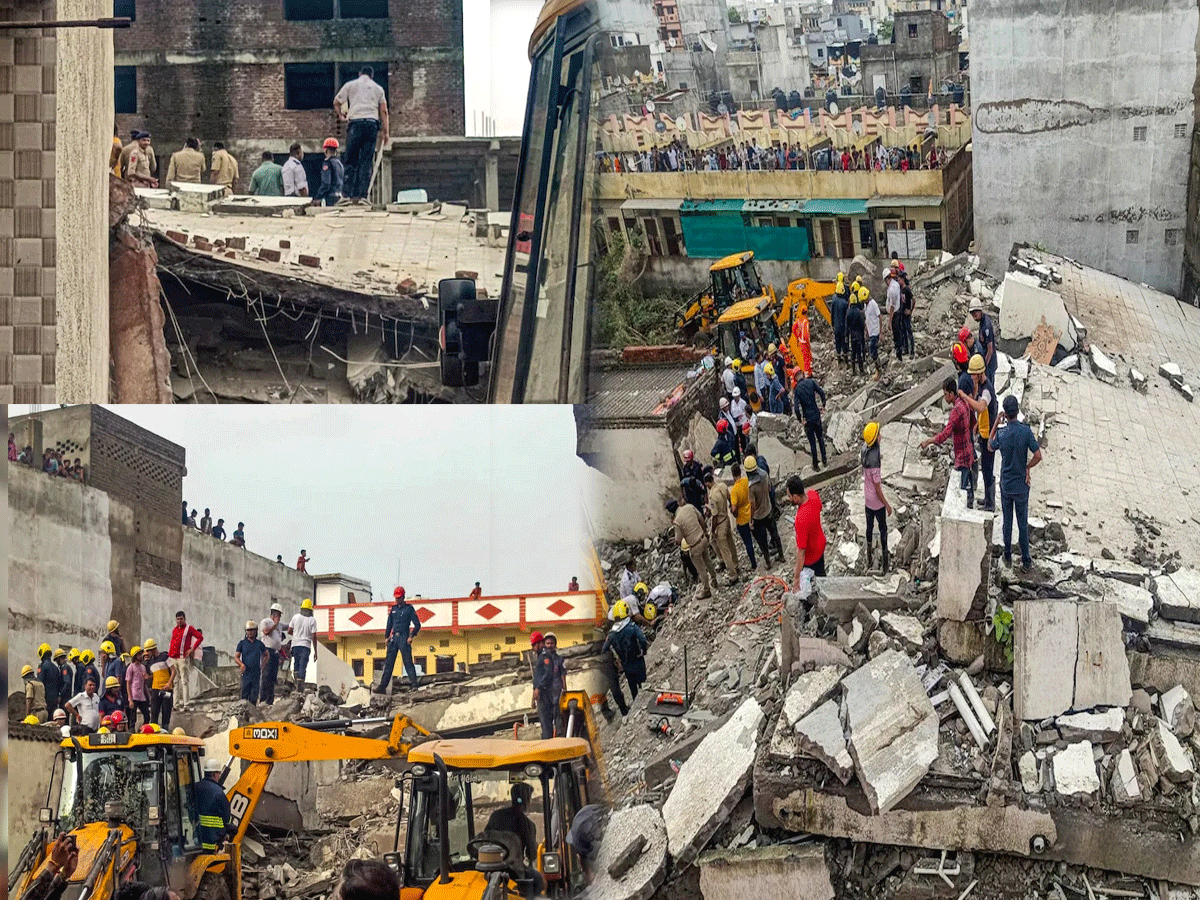Surat Building Collapse: सूरत में भरभराकर गिरी 6 मंजिला इमारत, 15 घायल, कई लोगों के दबे होने की आशंका Surat Building Collapse: सूरत में भरभराकर गिरी 6 मंजिला इमारत, 15 घायल, कई लोगों के दबे होने की आशंका