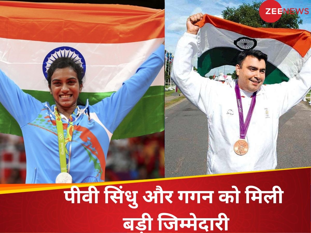 PV Sindhu and Gagan Narang 