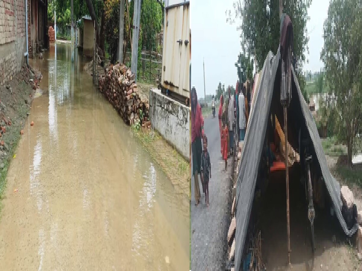 बिहार के बगहा में बाढ़ से बिगड़े हालात