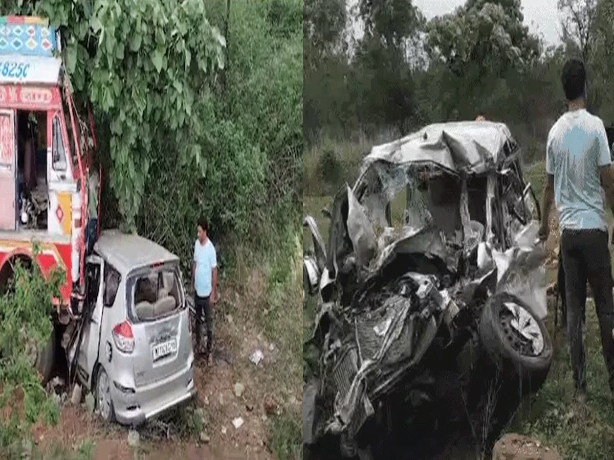 MP Road Accident: सतना में भीषण सड़क हादसा;  ट्रक ने कार को मारी टक्कर, 3 की मौत, चार घायल 