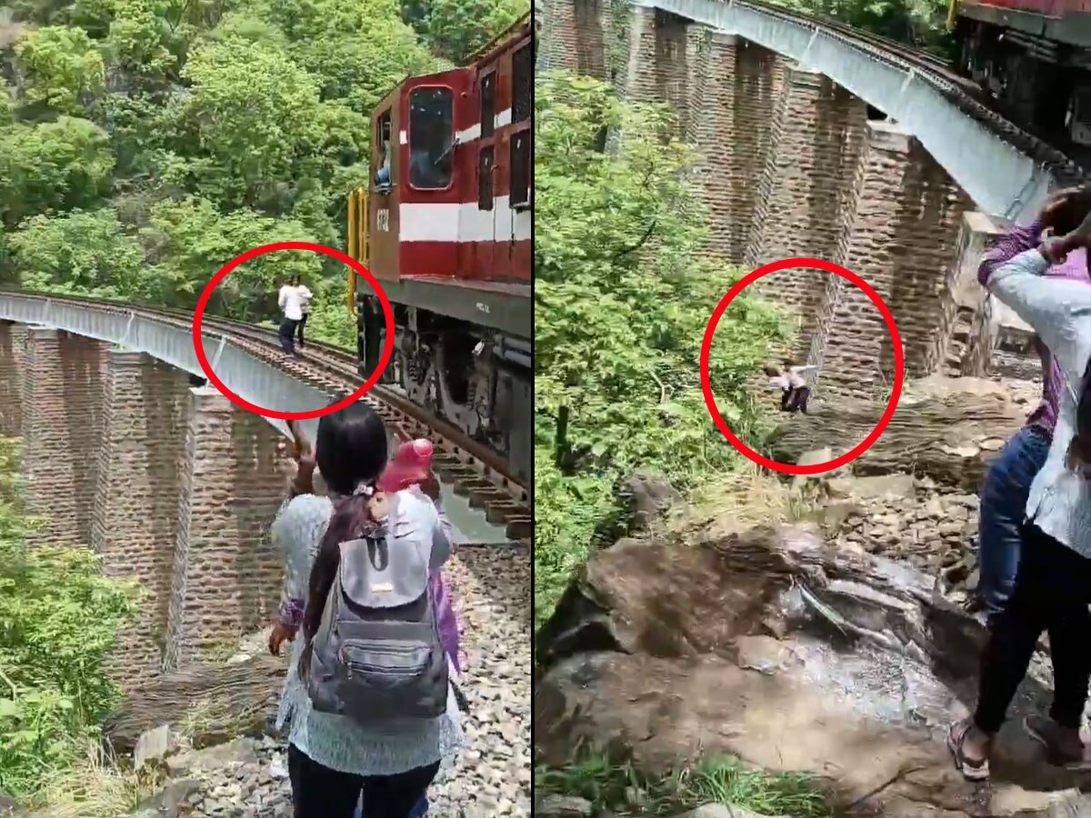 जान बचाने के लिए राजस्थानी कपल ने लगाई 'मौत की छलांग', दृश्य देख कांपी सबकी रूह