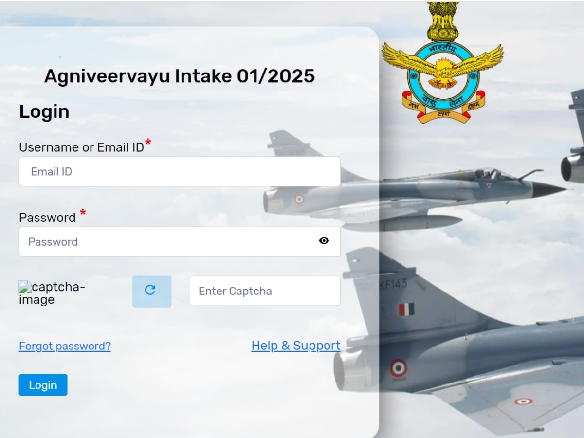 IAF Agniveervayu Admit Card 2024: एयरफोर्स में एग्निवीर वायु के एडमिट कार्ड जारी, ये है डाउनलोड करने का डायरेक्ट लिंक