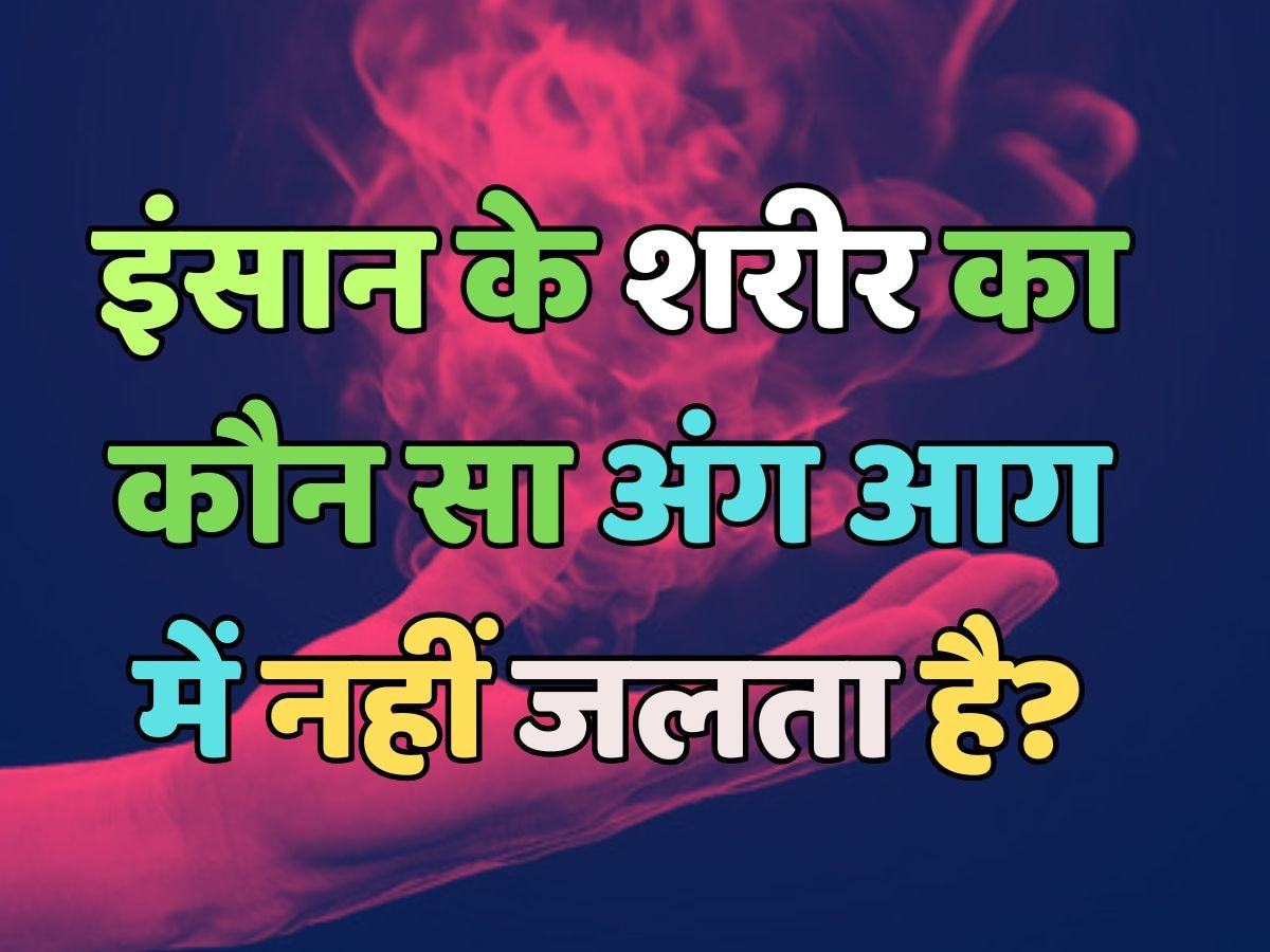 Trending Quiz इंसान के शरीर का कौन सा अंग आग में नहीं जलता है