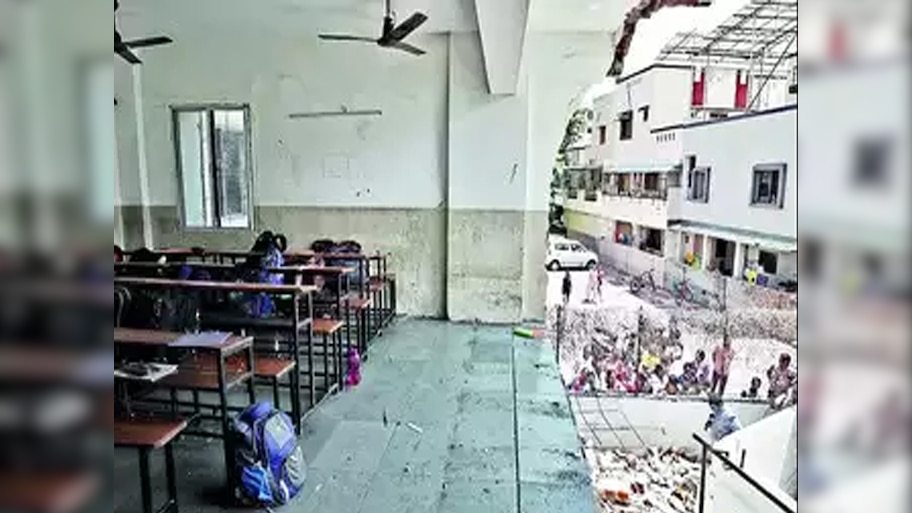 Vadodra School: दीवार ढहने के बाद खाली कराना पड़ा स्कूल, 6 छात्र घायल
