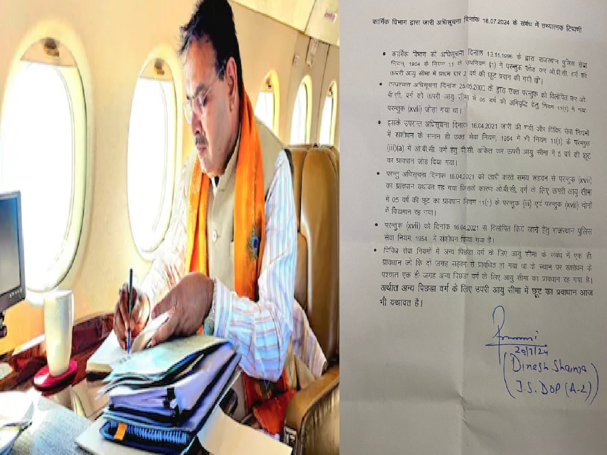 RPS Rule Amendment: राजस्थान पुलिस सेवा में OBC को आयु में छूट यथावत, कार्मिक विभाग ने जारी किया खंडन