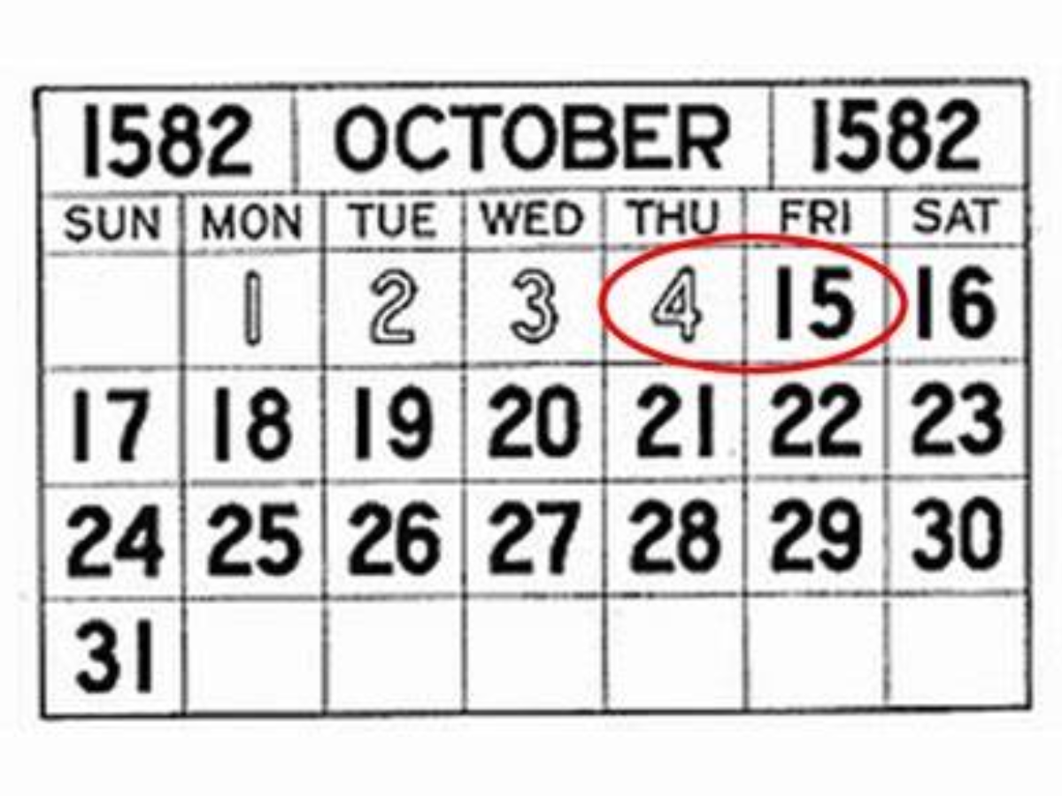 general knowledge why was in 1582 october month has only 21 days and general knowledge why was in 1582 october month has only 21 days and