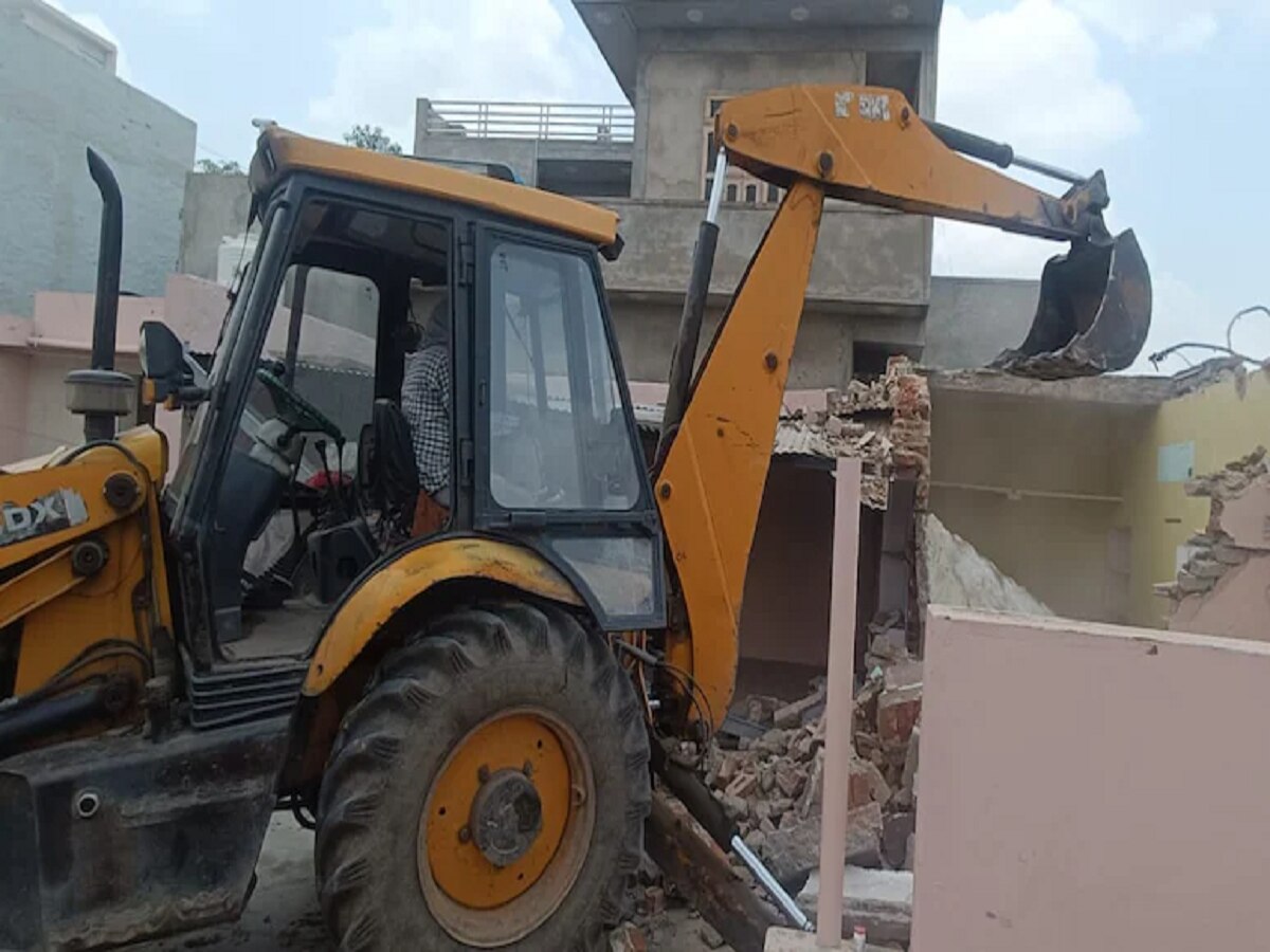 Bulldozer Action In Churu