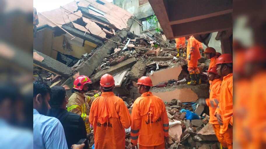 Three storey building collapsed in Navi Mumbai UP three Muslim youths ...