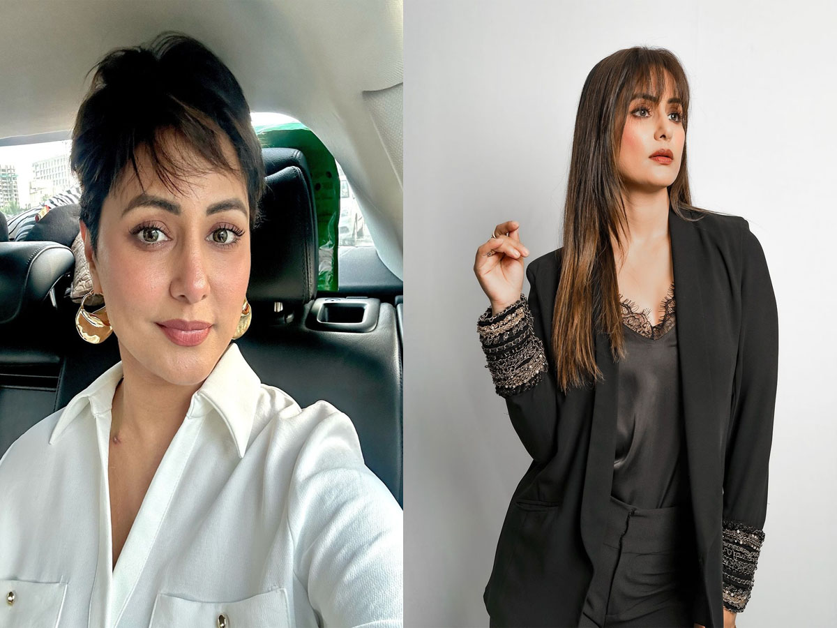 ब्रेस्ट कैंसर से जूझ रही हिना खान ने दिखाया कीमोथेरेपी का निशान ब्रेस्ट कैंसर से जूझ रही हिना खान ने दिखाया कीमोथेरेपी का निशान