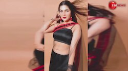 ब्लैक ट्रांसपेरेंट साड़ी पहन Sapna Choudhary ने दिखाया अट्रैक्टिव लुक
