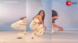 जमीन पर अजीब तरह से बैठ Roshni Walia ने दिए ऐसे किलर पोज, देख...