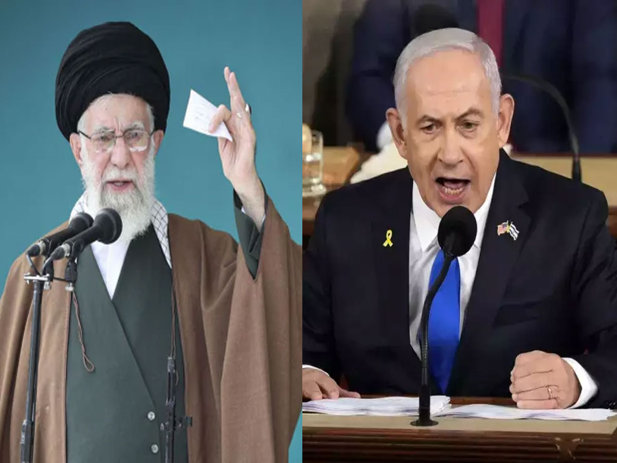Iran-Israel War: ईरान के सुप्रीम लीडर अयातुल्ला खामेनेई ने हमले का दिया आदेश, तो इजरायल ने भी दिया कड़ा जवाब Iran-Israel War: ईरान के सुप्रीम लीडर अयातुल्ला खामेनेई ने हमले का दिया आदेश, तो इजरायल ने भी दिया कड़ा जवाब