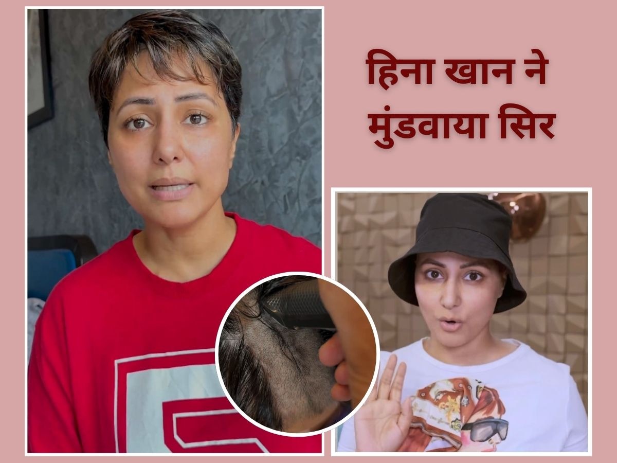 Hina Khan Breast Cancer Bald Look