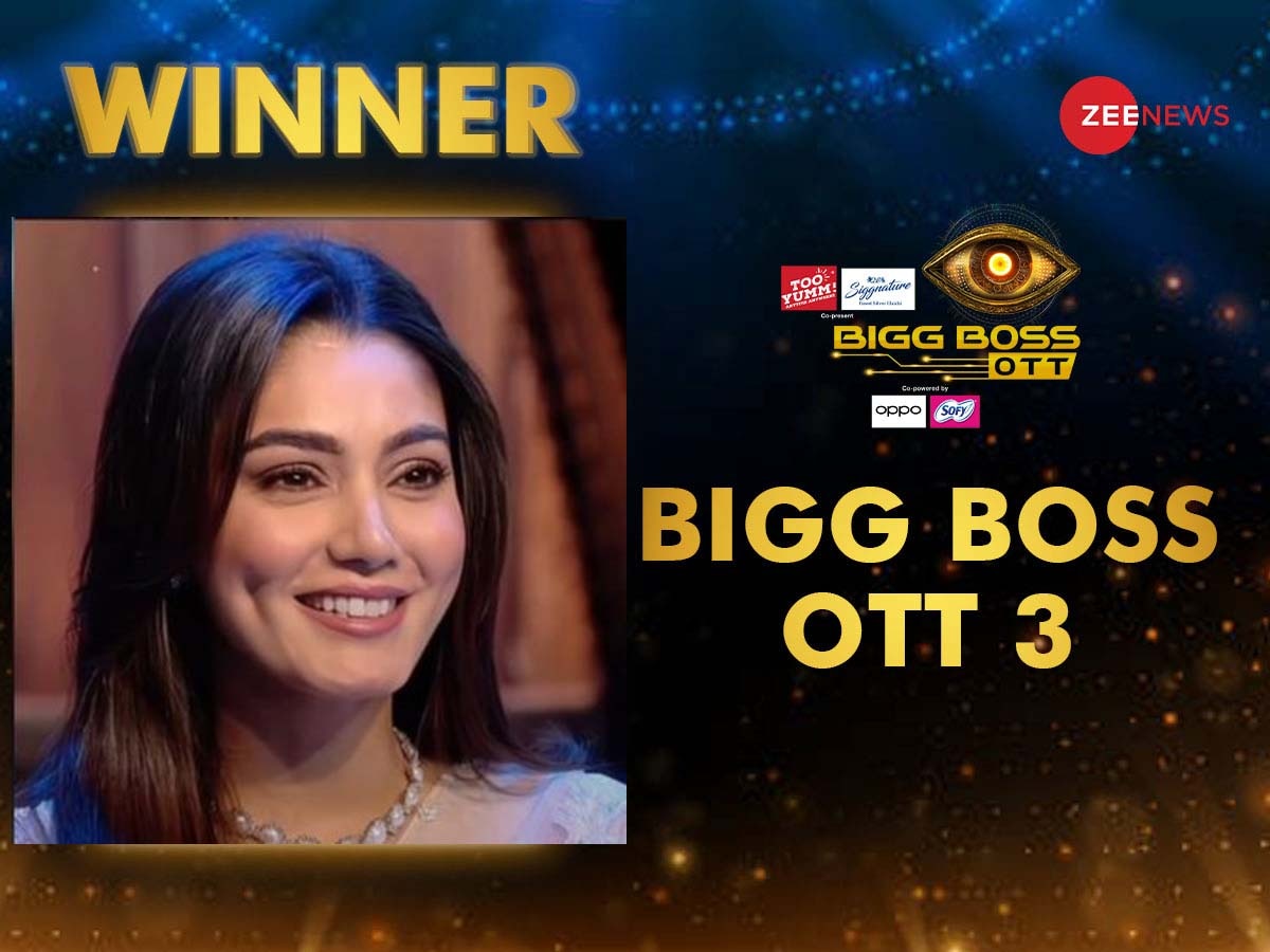 Bigg Boss OTT 3 Winner Sana Makbul: 'बिग बॉस ओटीटी 3' की विनर बनीं सना मकबूल, ट्रॉफी के साथ जीते 25 लाख, नैजी रहे रनरअप