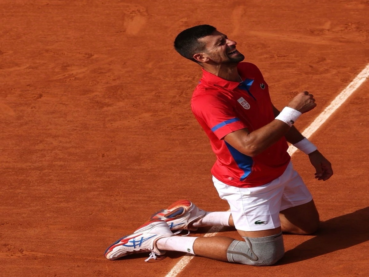 Novak Djokovic First Olympic Gold Medal