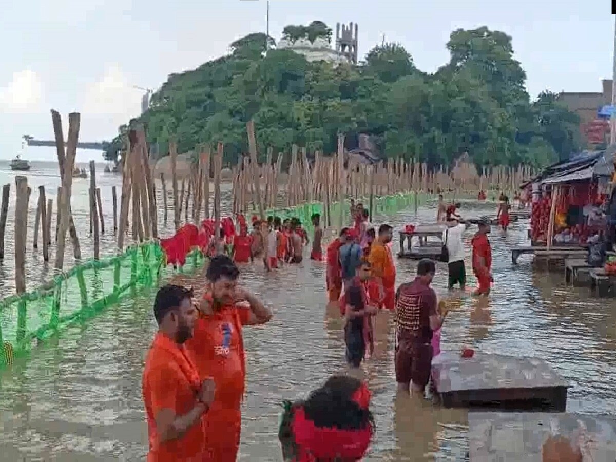 लगातार बारिश के कारण गंगा नदी के जलस्तर में वृद्धि, 36 घण्टे में 30 सेंटीमीटर बढ़ा जलस्तर