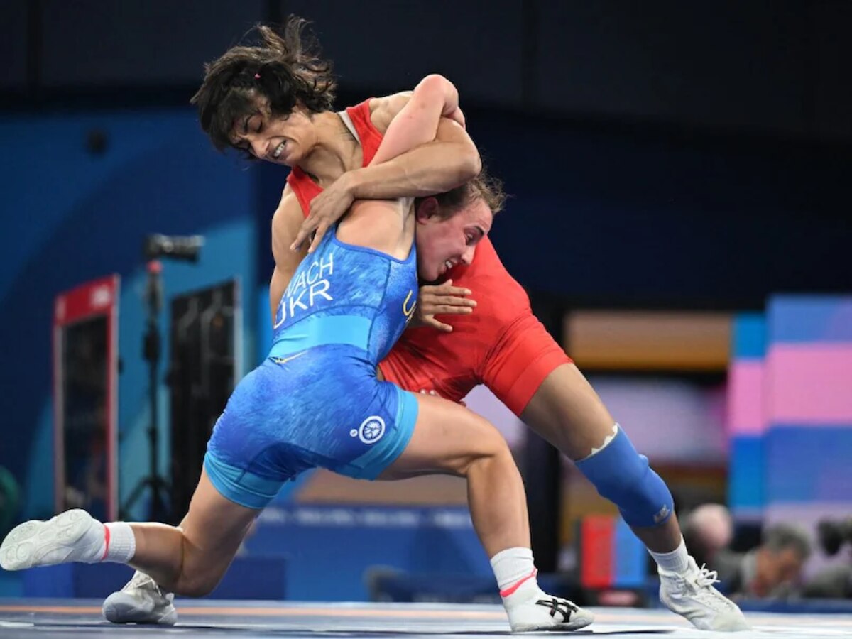 Vinesh Phogat: ओलिंपिक के फाइनल में एंट्री करने वाली पहली भारतीय महिला पहलवान बनीं विनेश फोगाट, क्यूबा की गुजमैन को हराया 