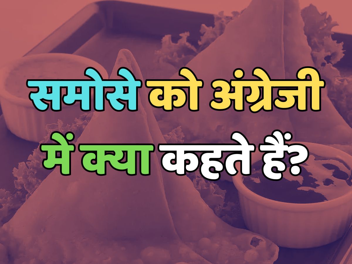 Trending Quiz : समोसे को अंग्रेजी में क्या कहते हैं? 