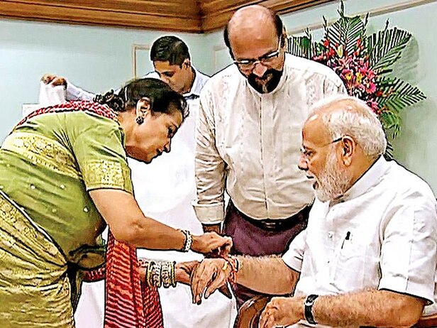 Qamar Mohsin Sheikh Pm narendra modi sister who will tie rakhi on ...