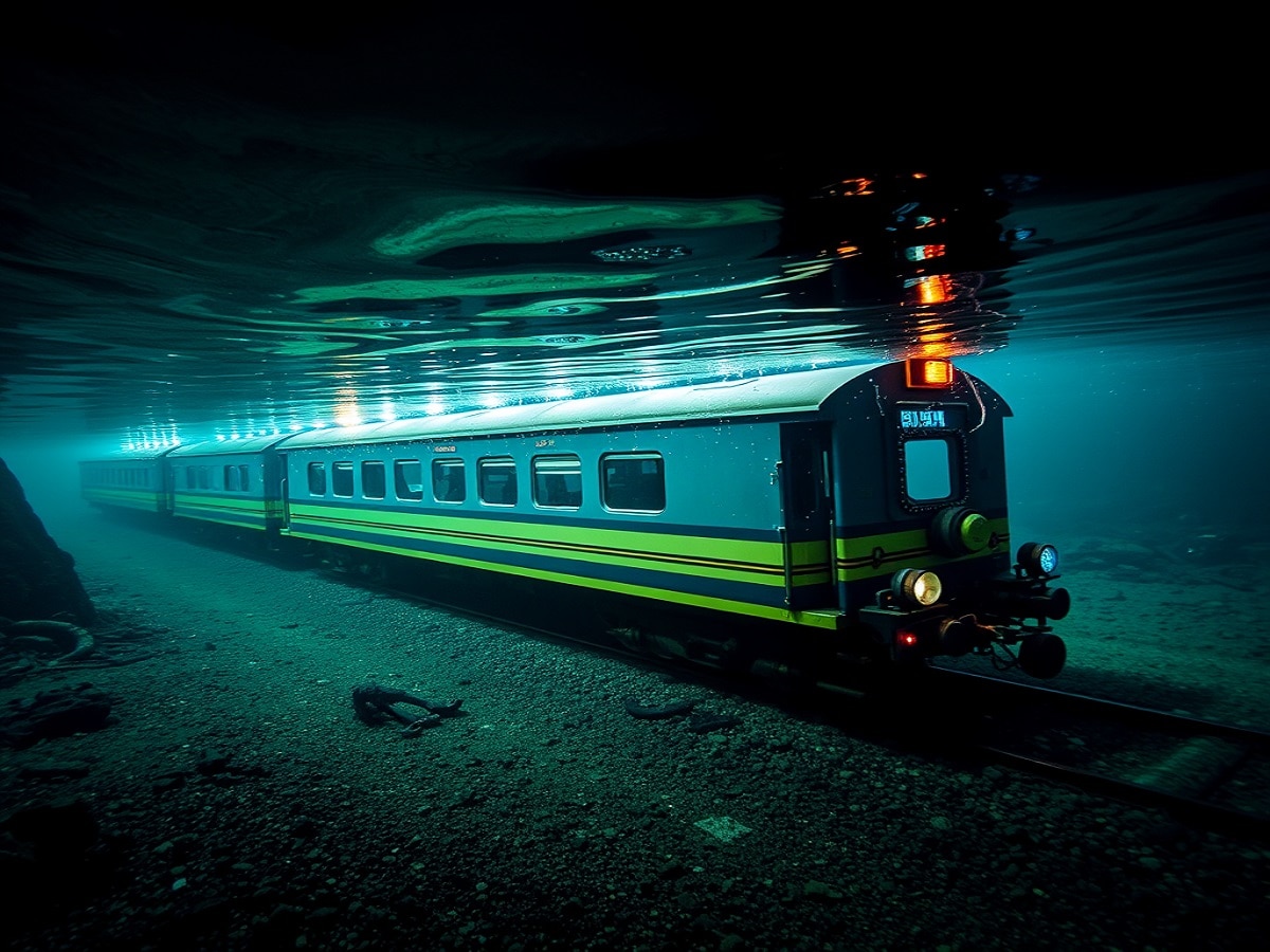 India first Underwater Train। India building its first undersea tunnel ...