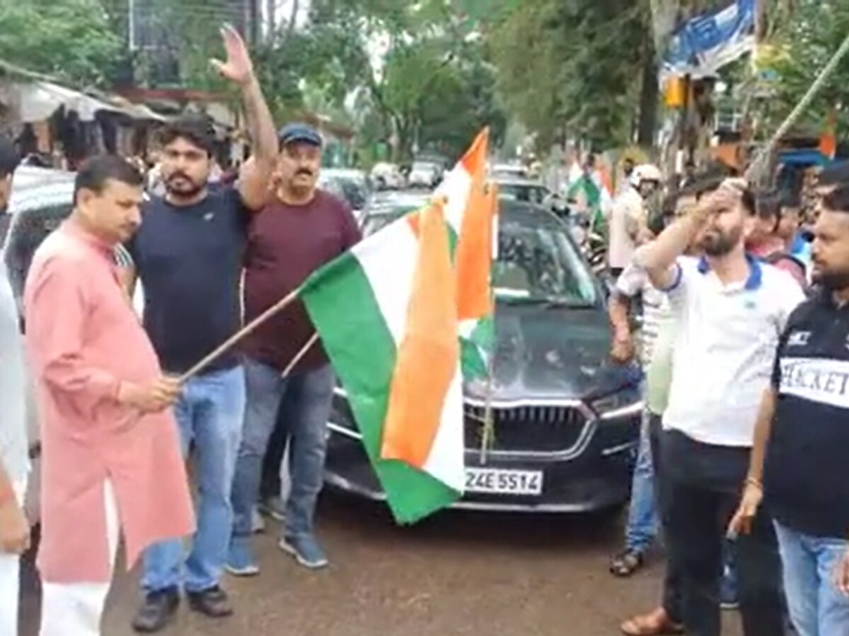 Har Ghar Tiranga: देश की आजादी में शहीद हुए वीर जवानों को श्रद्धांजलि देने के मक़सद से बिलासपुर में निकाली गई तिरंगा यात्रा