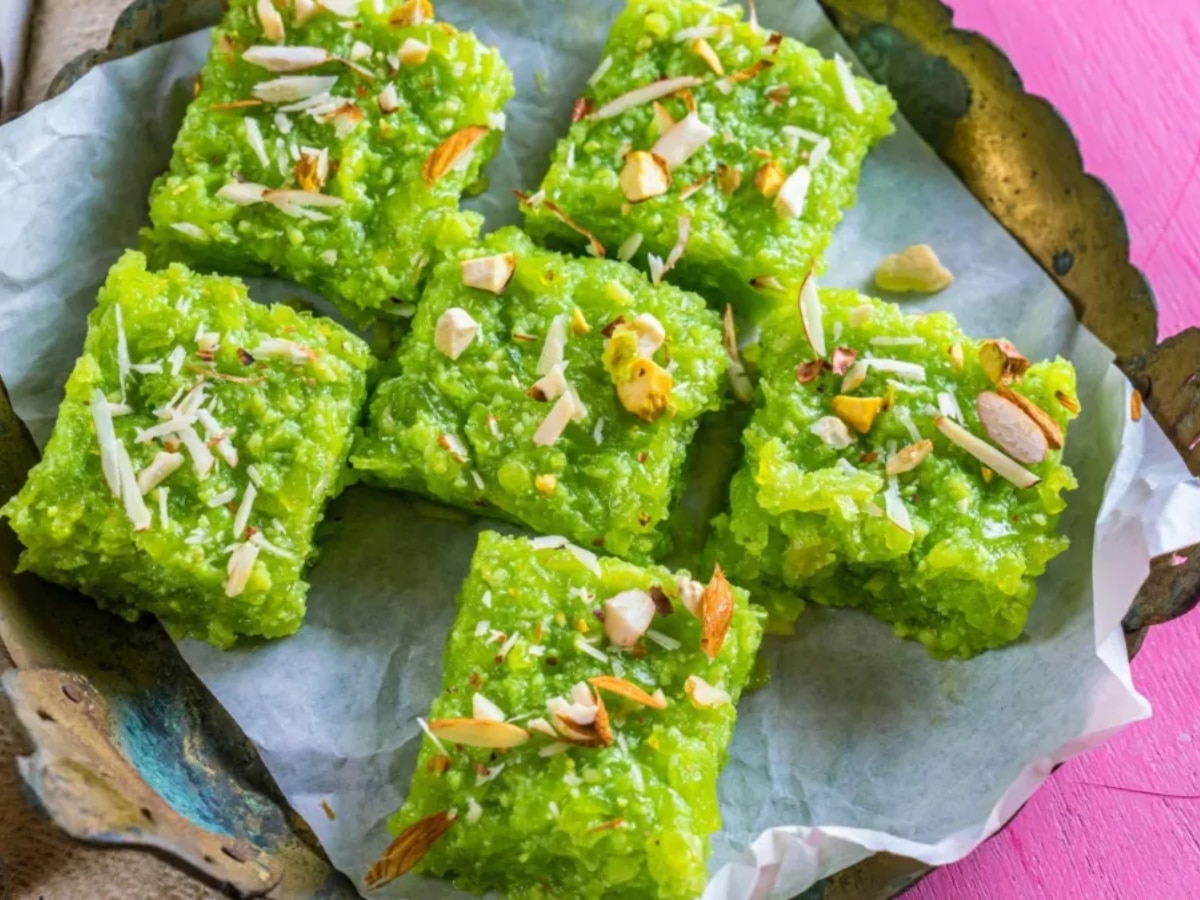 Kachche Papita ki Burfi check how to make raw papaya sweets recipe in ...