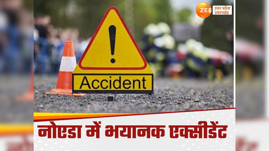 Horrible road accident in Greater Noida 4 people died in canter truck ...