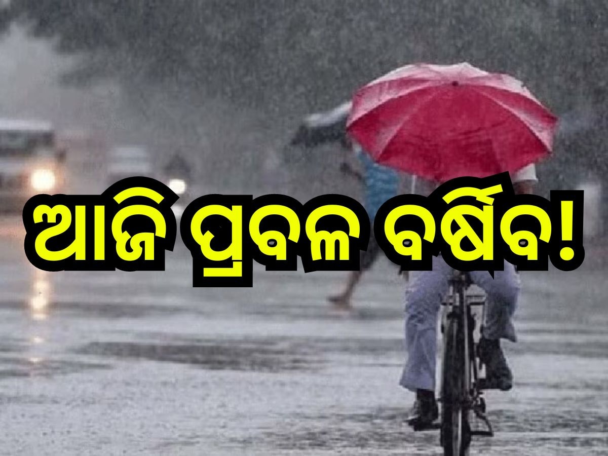 Weather Update: ଆଜି ପ୍ରବଳ ବର୍ଷା ନେଇ ୫ ଜିଲ୍ଲାକୁ ୟେଲୋ ଆଲର୍ଟ ଜାରି ,ସତର୍କ କରାଇଲା ବିଭାଗ