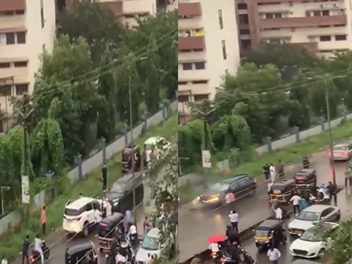 Thane Car Viral Video: छोटी सी बात पर भड़का शख्स, SUV से मारी कार में टक्कर; कई घायल Thane Car Viral Video: छोटी सी बात पर भड़का शख्स, SUV से मारी कार में टक्कर; कई घायल
