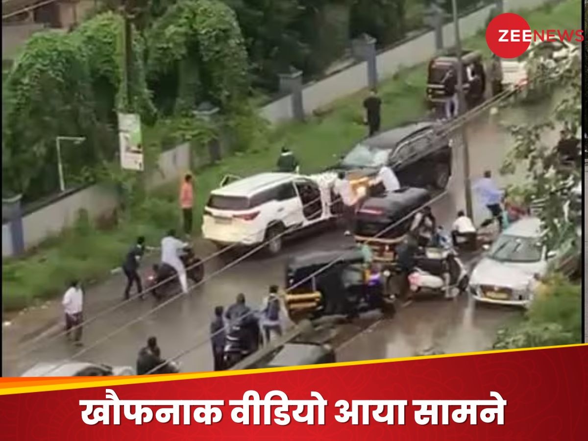 सनकी बेटे पर सवार हो गया भूत! SUV से पिता की कार को मारी टक्कर; बीच सड़क मचाया कोहराम