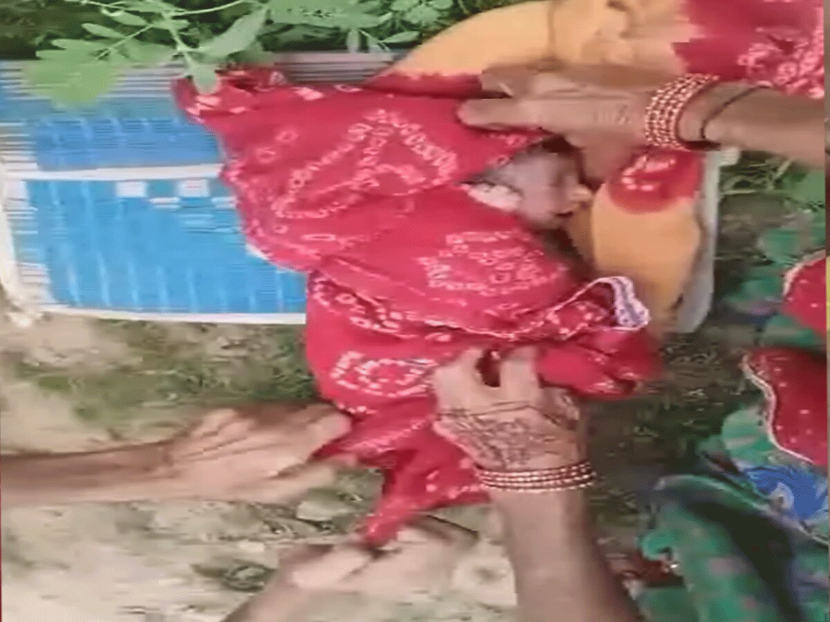 Rajasthan Sikar A live newborn baby found packed in a plastic bag see ...