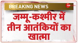 जम्मू-कश्मीर में तीन आतंकियों का खात्मा