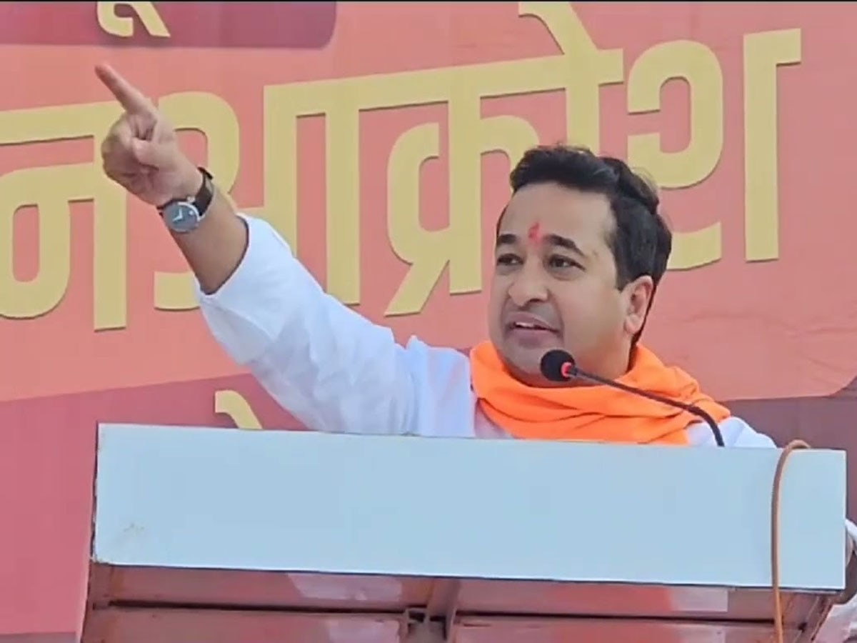 Nitesh Rane News Hate Speech: तुम्हारी मस्जिदों में घुसकर मारेंगे... धमकी देने वाले BJP MLA बुरे फंसे, पुलिस की बड़ी कार्रवाई