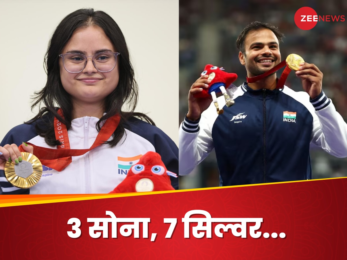 Paralympics 2024 : पेरिस में भारतीय एथलीट्स ने गाड़े झंडे, पैरालंपिक में 20 मेडल जीतकर बनाया महारिकॉर्ड