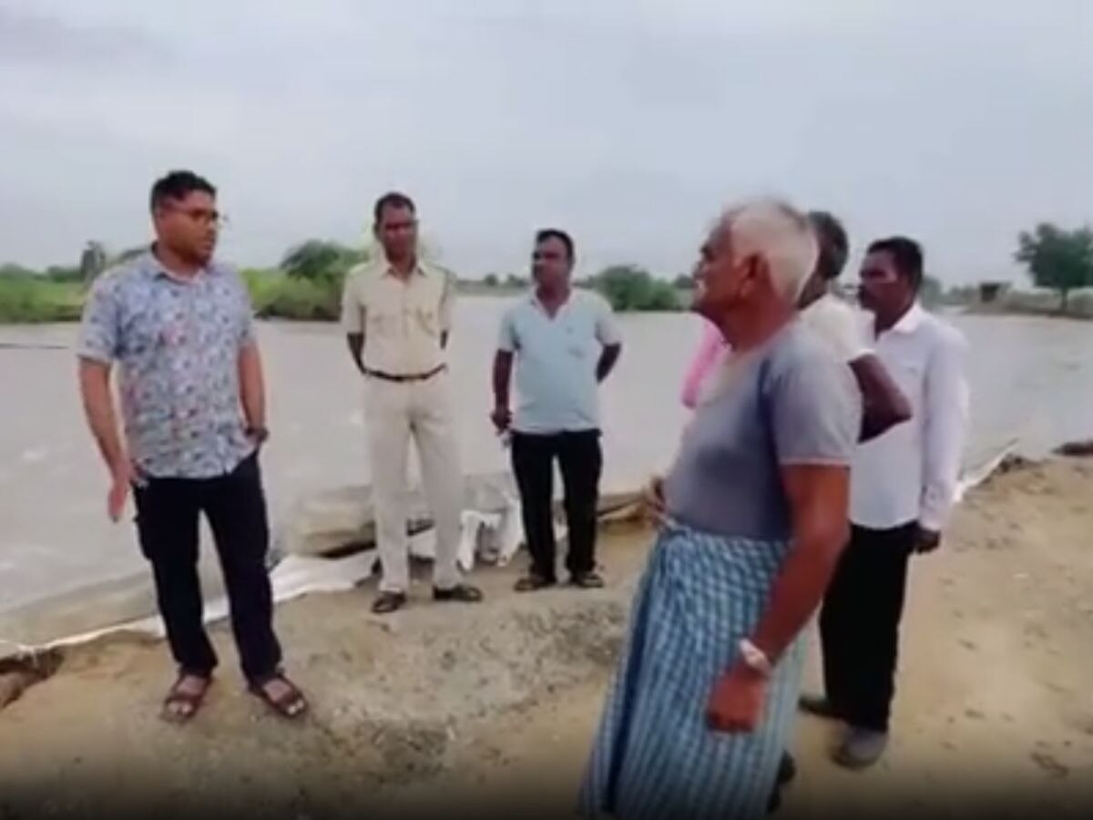 Nagaur News Administration closed Jaynagar Jaitaran road due to strong flow of Luni river