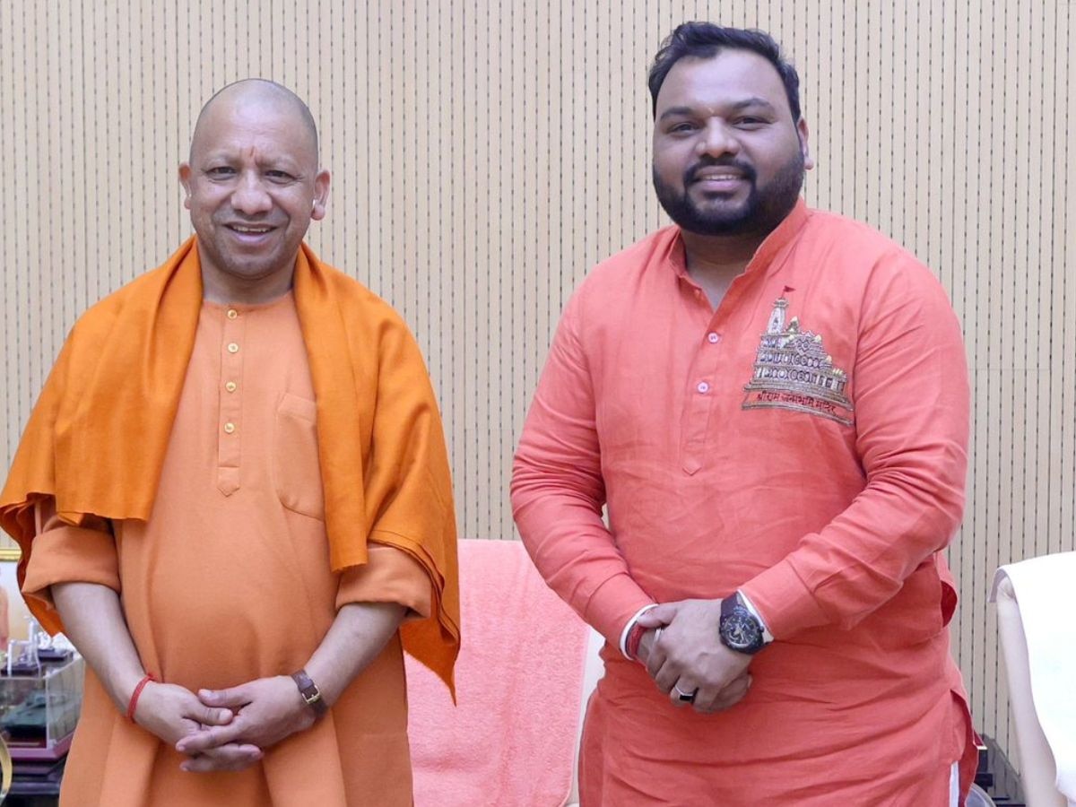 Kanhaiya Mittal and Yogi Adityanath