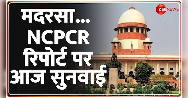 Supreme Court to hold hearing on NCPCR report | NCPCR की रिपोर्ट में सुप्रीम कोर्ट ने आज अहम सुनवाई | Zee News Hindi