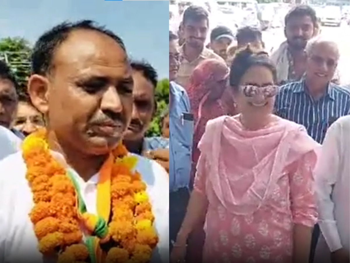 Haryana Vidhansabha Chunav: बवानीखेड़ा से BJP प्रत्याशी कपूर वाल्मीकि के नामांकन में पहुंची किरण चौधरी