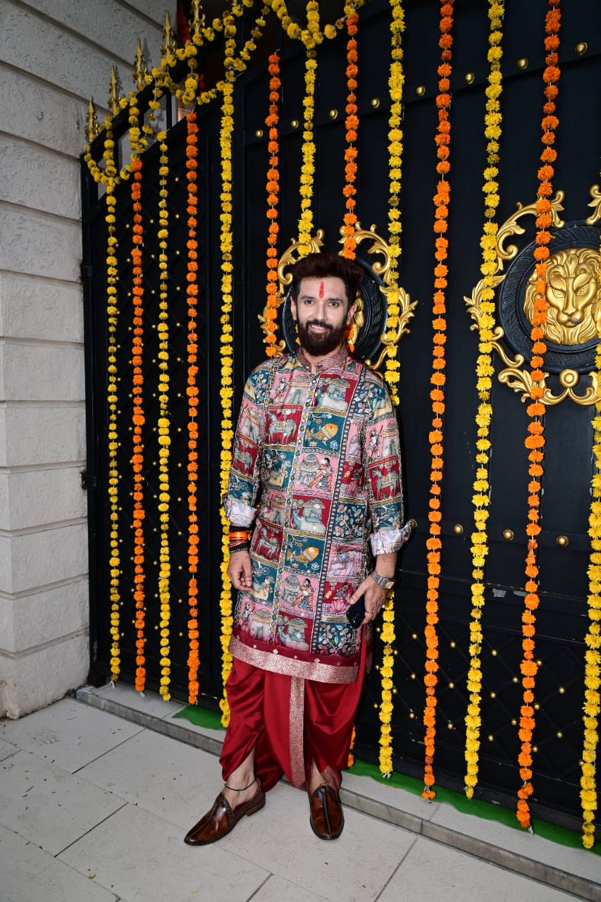 गुजराती लुक में चिराग पासवान