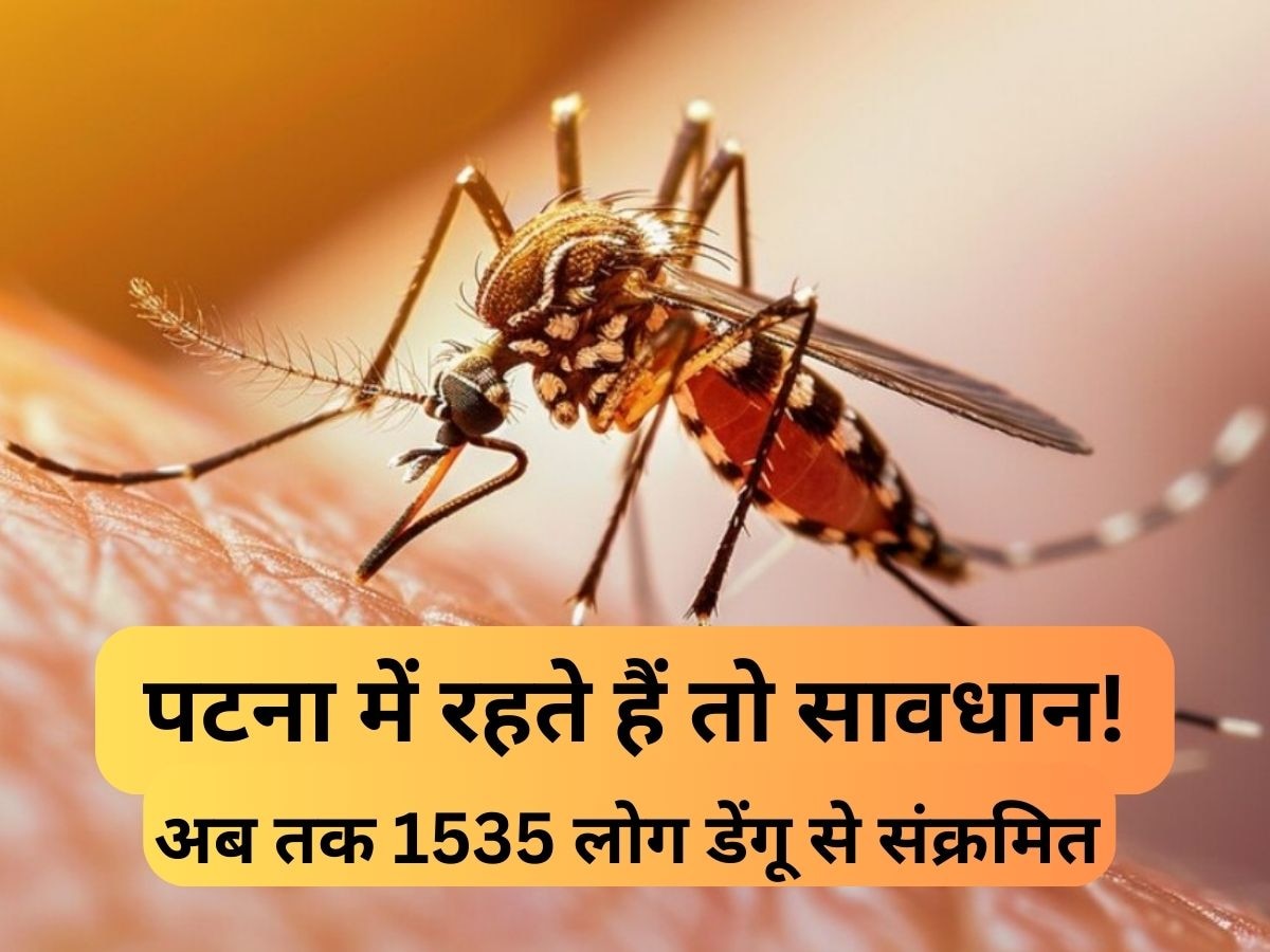 Dengue In Bihar: बिहार में डेंगू का विस्फोट! राजधानी बना हॉटस्पॉट, सावधान अब तक 1535 लोग संक्रमित 