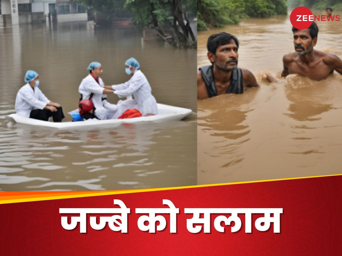 डॉक्टर्स को यूं नहीं कहा जाता धरती का दूसरा 'भगवान', ऊफनाई नदी में तैर कर मरीजों की बचा रहे जान