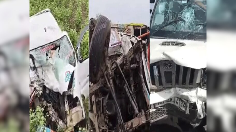Big Accident: महाराष्ट्र में भीषण सड़क हादसे में 9 लोगों की मौत, 6 घायल 