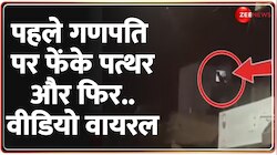 महाराष्ट्र में गणेश प्रतिमा विसर्जन के दौरान मूर्ति पर किया गया पथराव