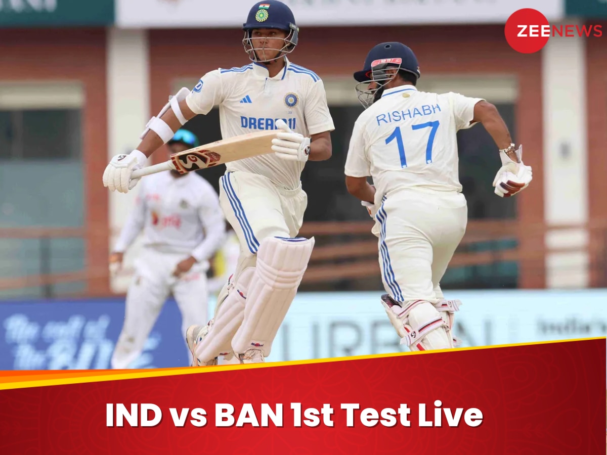 IND vs BAN Test 1st Day Highlight: पहले दिन का खेल खत्म, अश्विन-जडेजा ने पलटी मैच की काया, 339/6 भारत