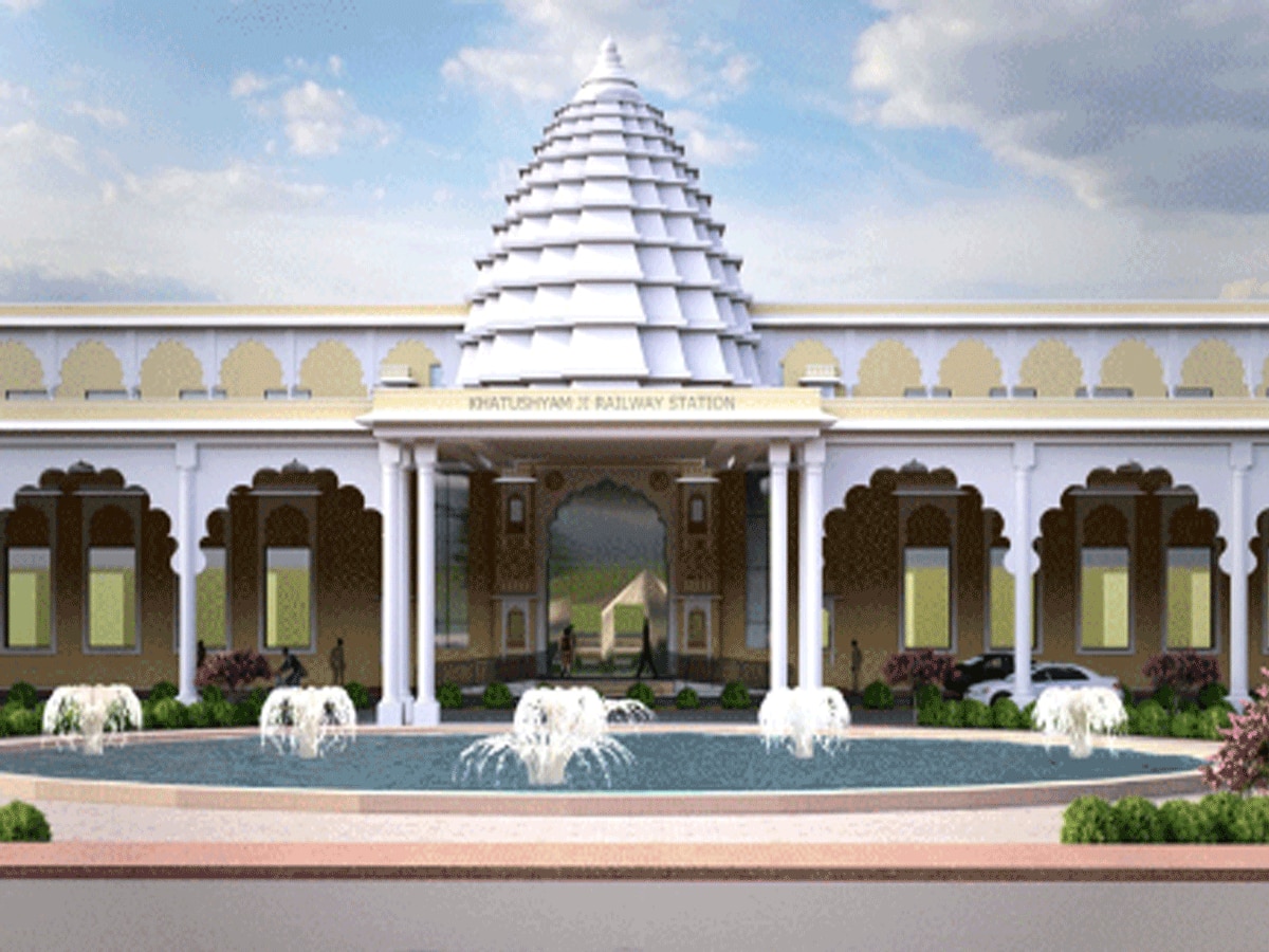 Ringas to Khatu train khatu shyam ji railway station model 