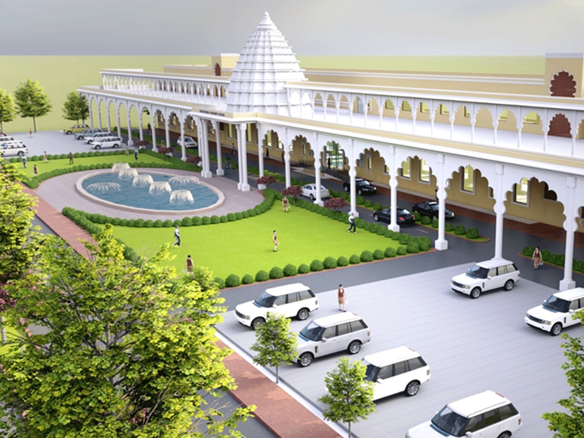Ringas to Khatu train khatu shyam ji railway station model 