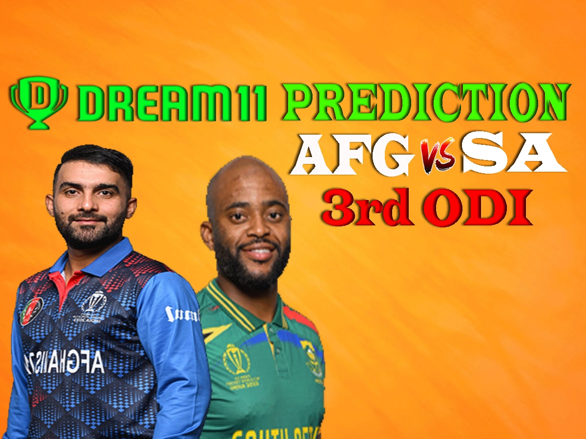 AFG vs SA Dream 11 Prediction: तीसरे ODI में ऐसे बनाएं ड्रीम11 टीम, जानें पिच रिपोर्ट और प्लेइंग इलेवन